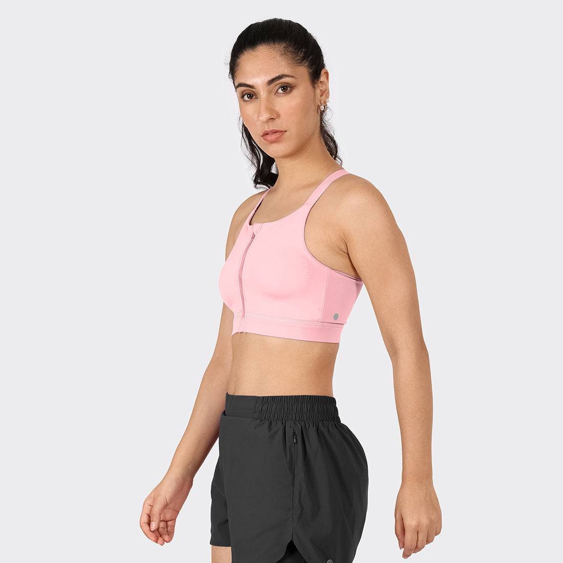 Zip-Up Sports Bra
