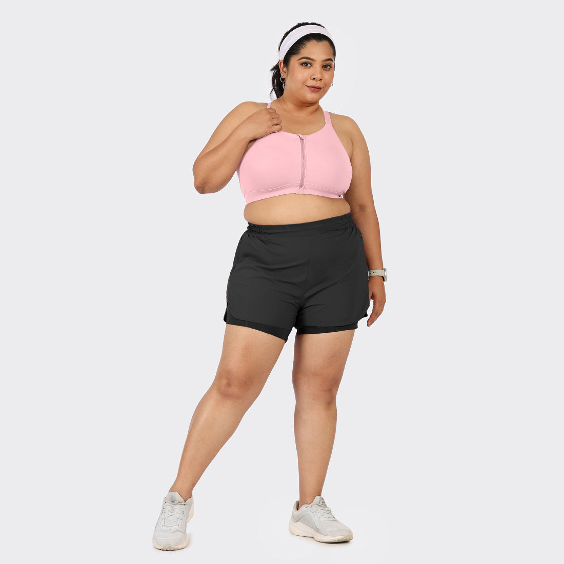 Zip-Up Sports Bra