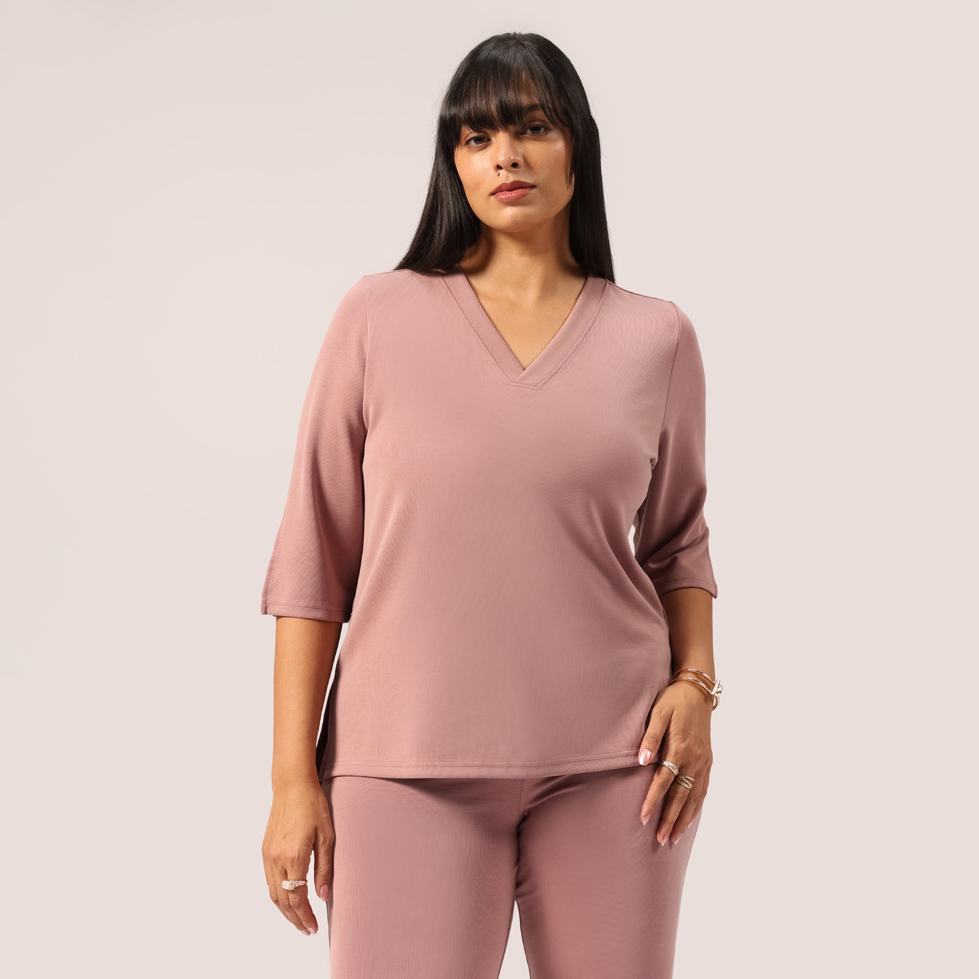 PetalRib™ Slit Sleeve Top