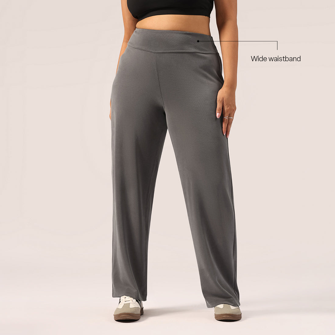 PetalRib™ Wide Leg Pants