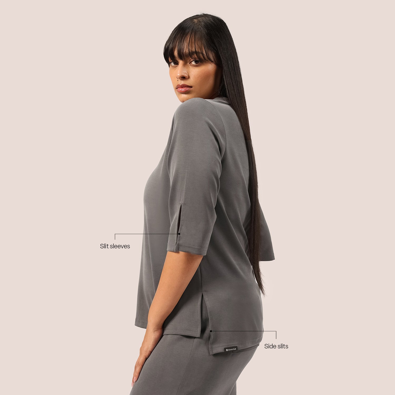 PetalRib™ Slit Sleeve Top