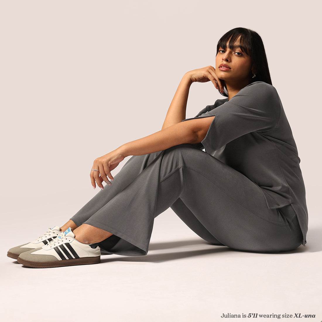 PetalRib™ Wide Leg Pants