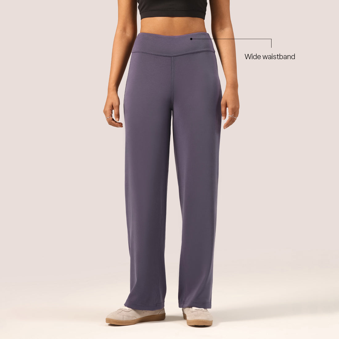 PetalRib™ Wide Leg Pants