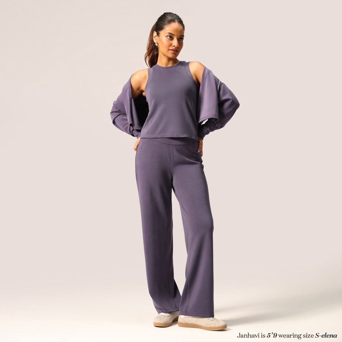 PetalRib™ Wide Leg Pants