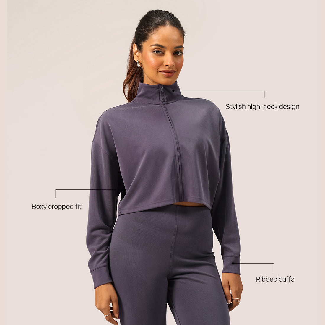 PetalRib™ Crop Jacket