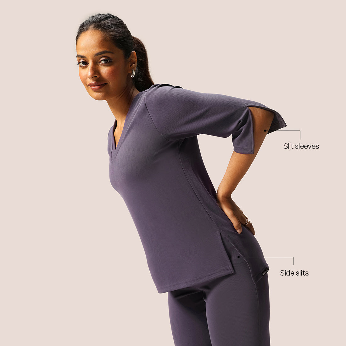 PetalRib™ Slit Sleeve Top