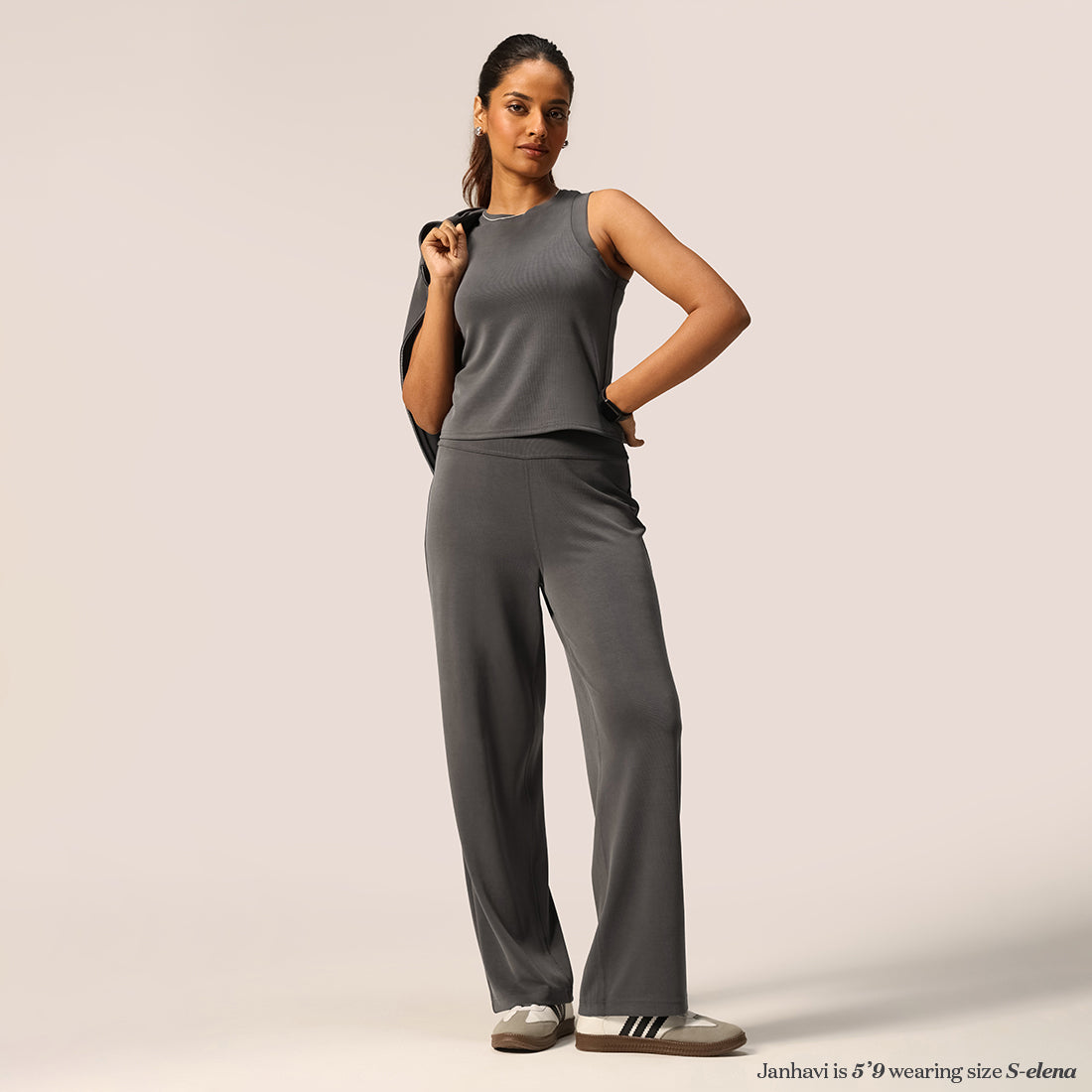 PetalRib™ Wide Leg Pants