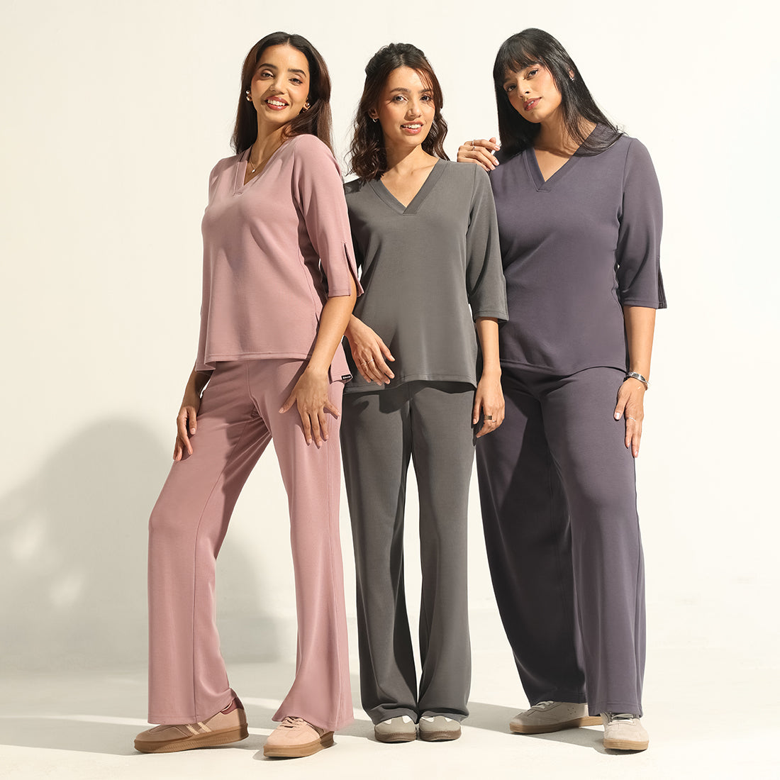 PetalRib™ Wide Leg Pants