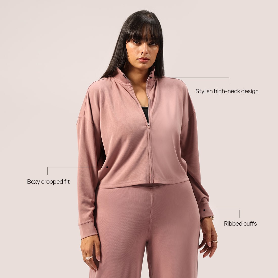PetalRib™ Crop Jacket - BlissClub