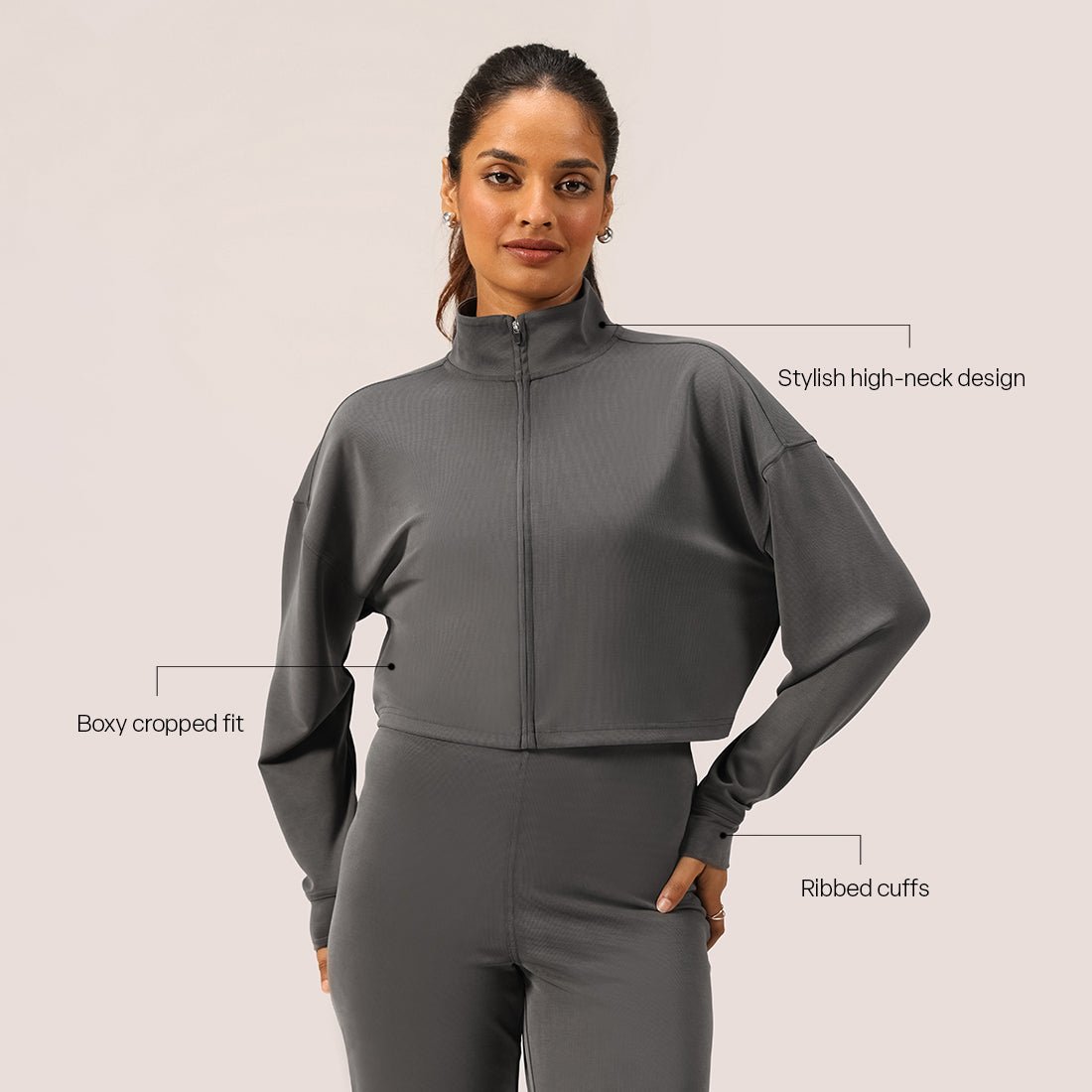 PetalRib™ Crop Jacket - BlissClub