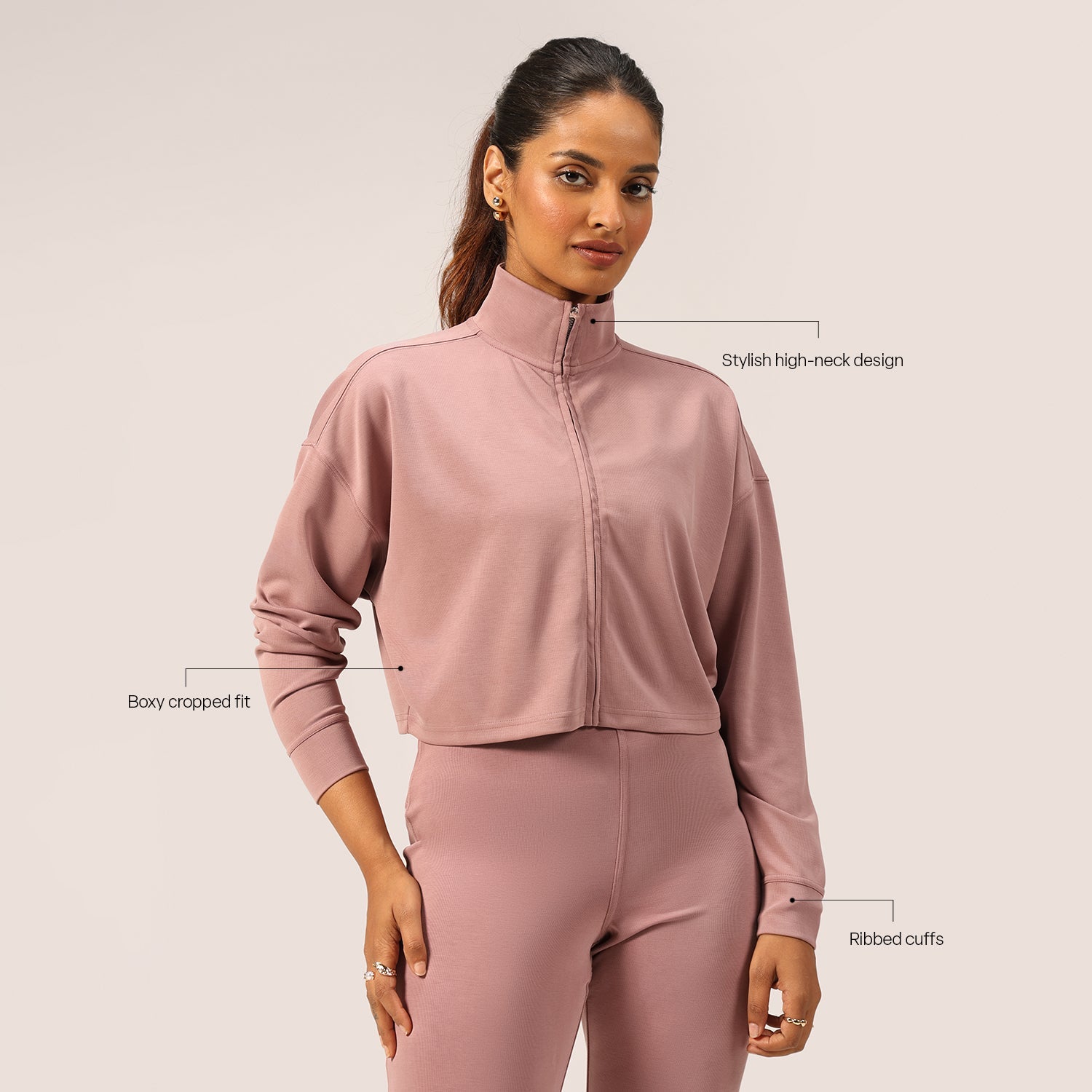 PetalRib™ Crop Jacket - BlissClub