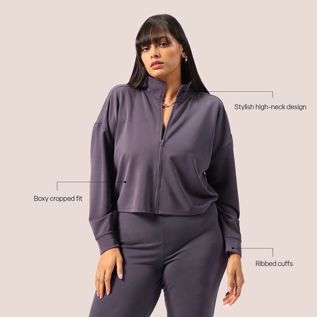 PetalRib™ Crop Jacket - BlissClub