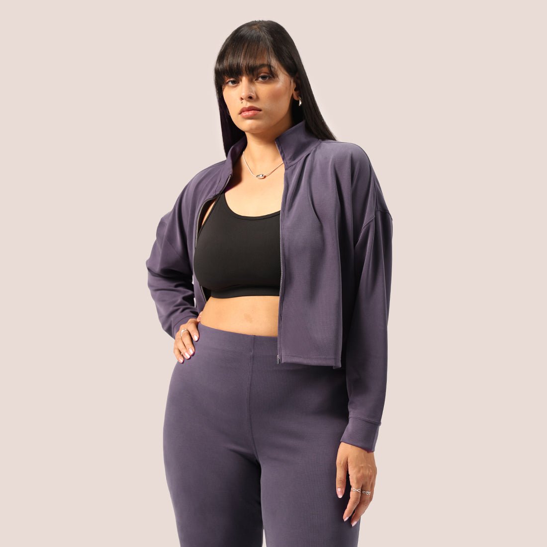 PetalRib™ Crop Jacket - BlissClub