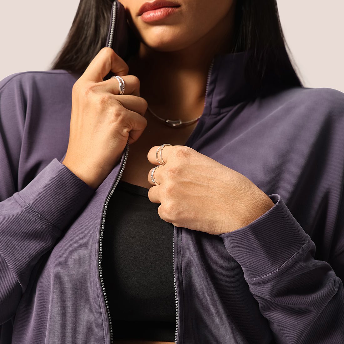 PetalRib™ Crop Jacket - BlissClub