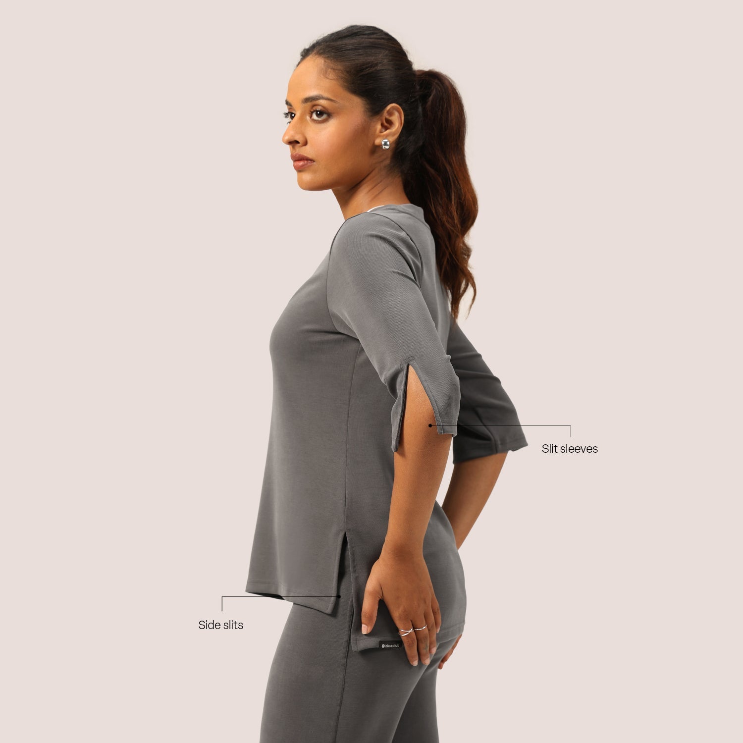 PetalRib™ Slit Sleeve Top - BlissClub