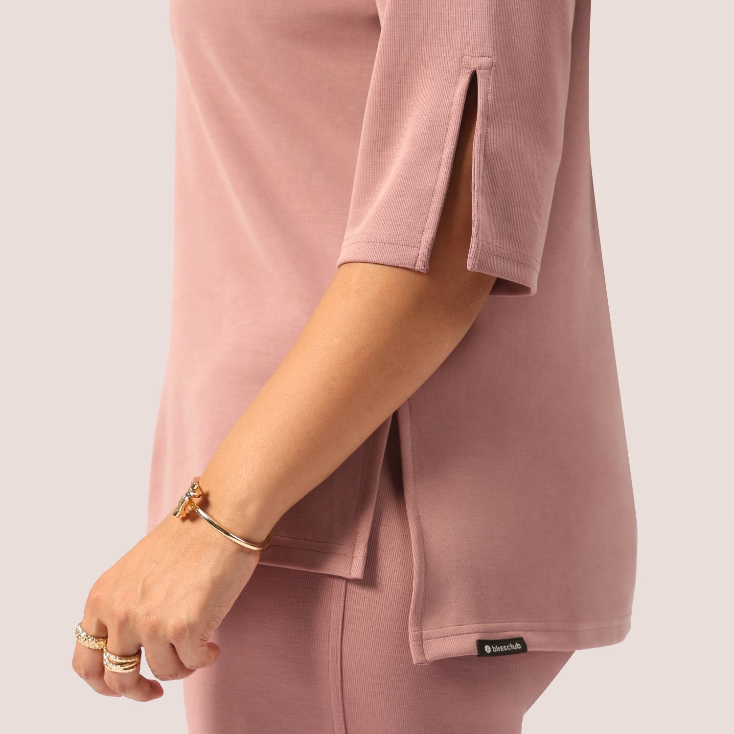 PetalRib™ Slit Sleeve Top - BlissClub