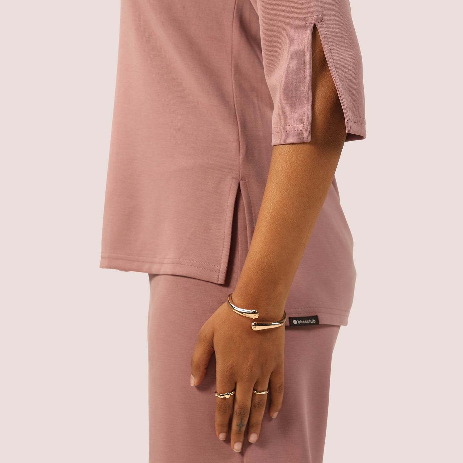 PetalRib™ Slit Sleeve Top - BlissClub