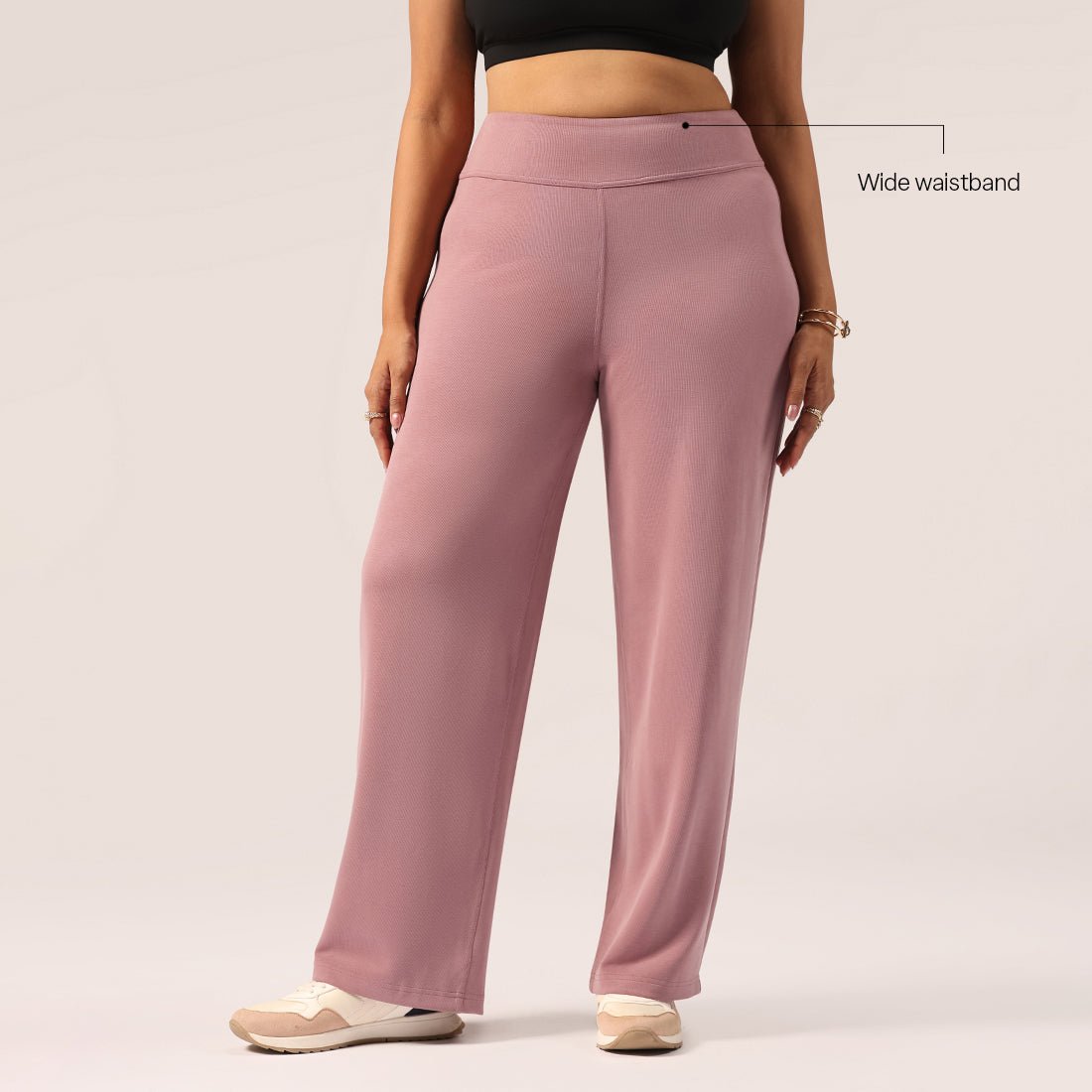 PetalRib™ Wide Leg Pants - BlissClub
