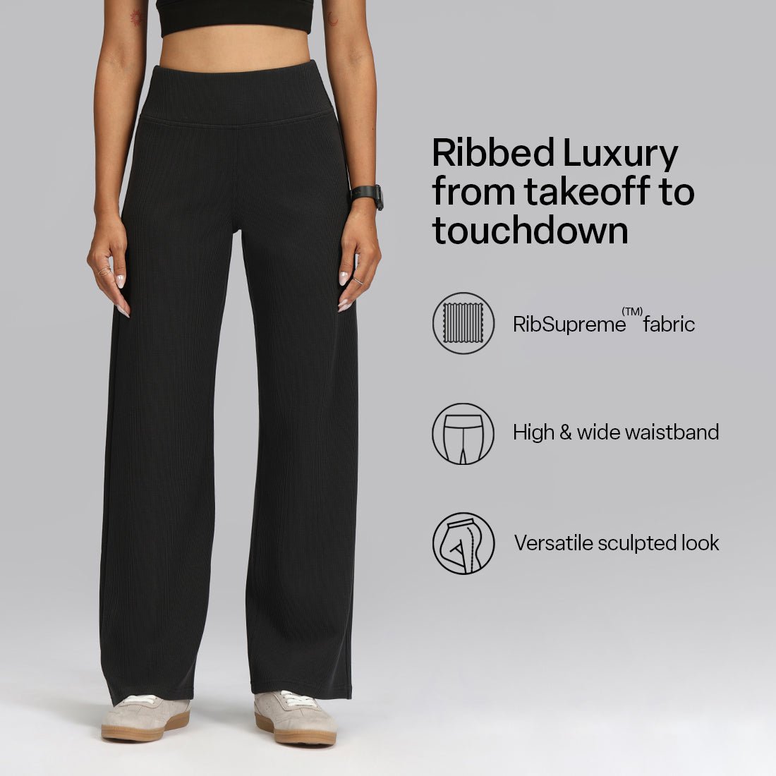 RibSupreme™ Wide leg Pants - BlissClub