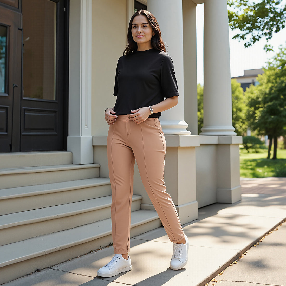 Cotton Pro High Neck Top