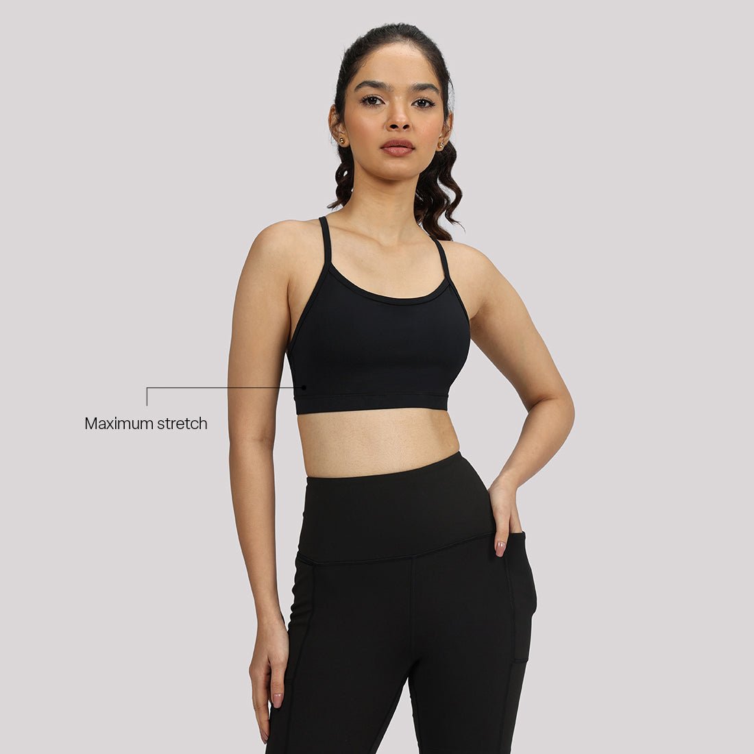 Strappy Racerback Sports Bra - BlissClub