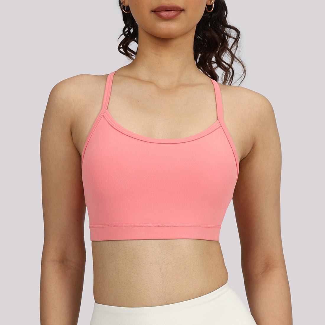 Strappy Racerback Sports Bra - BlissClub