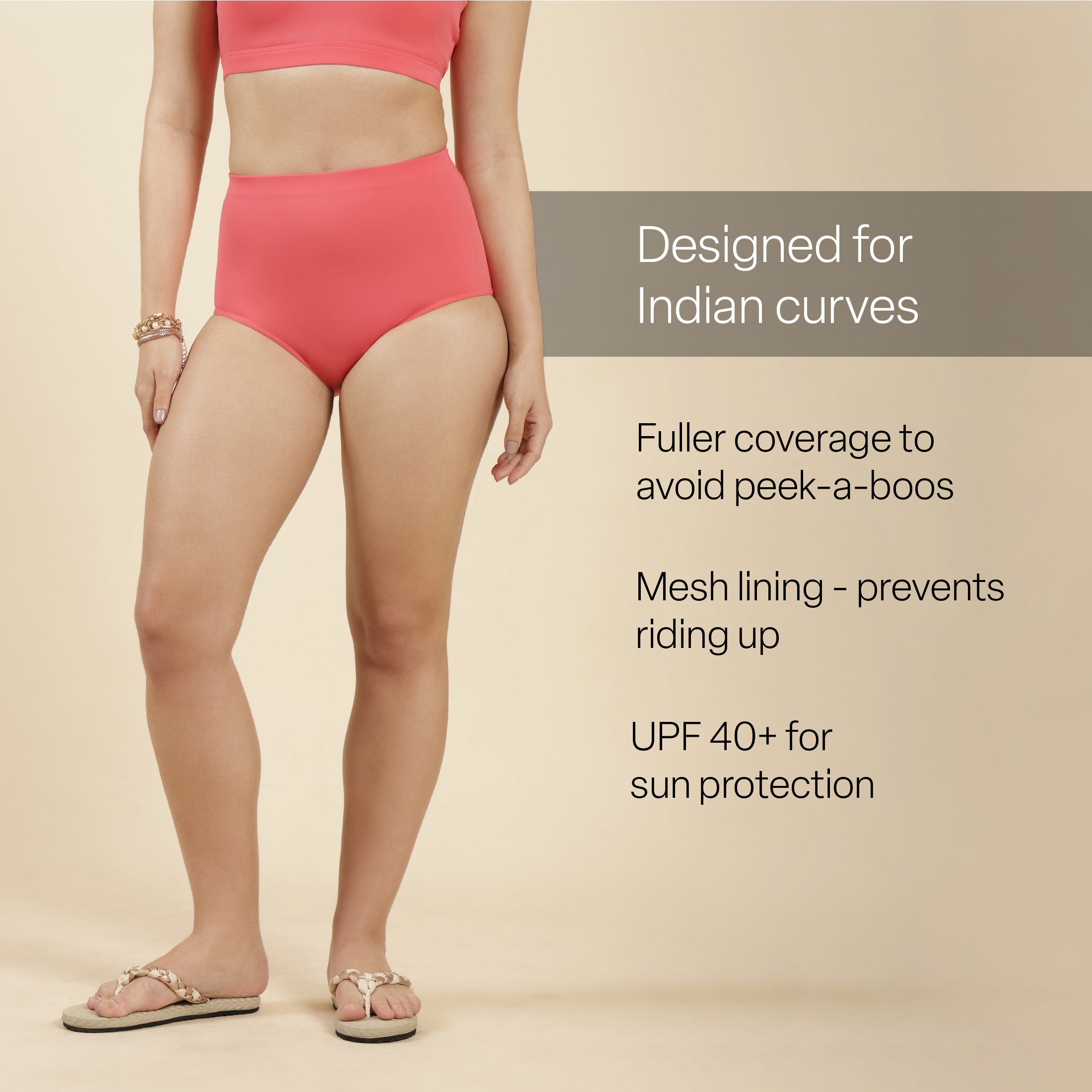 The Bliss Swim High Waisted Bottom