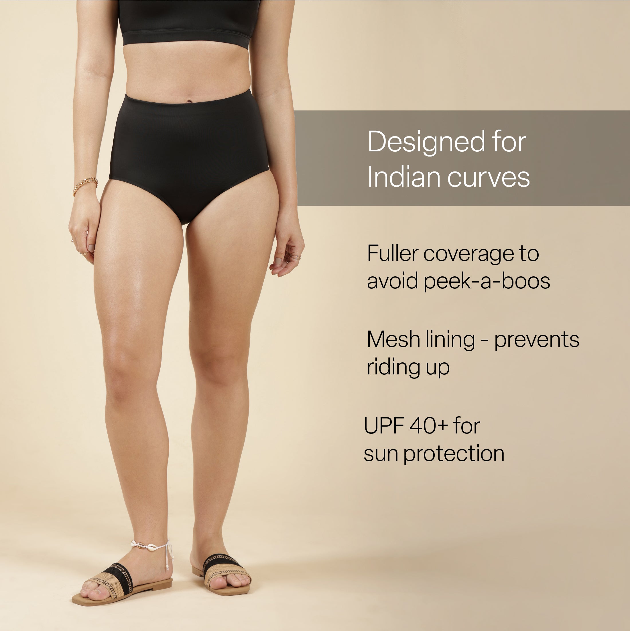 The Bliss Swim High Waisted Bottom