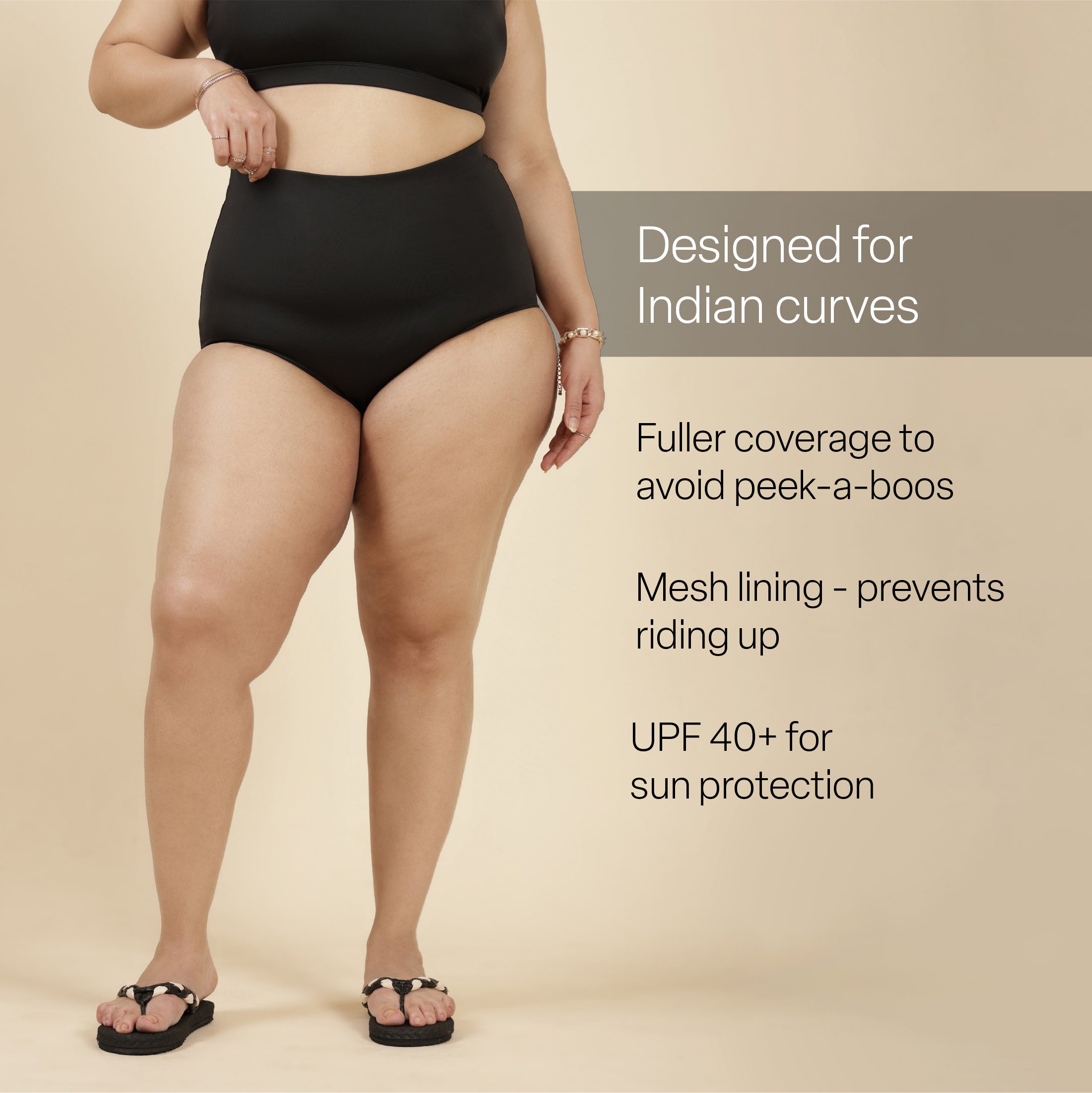 The Bliss Swim High Waisted Bottom