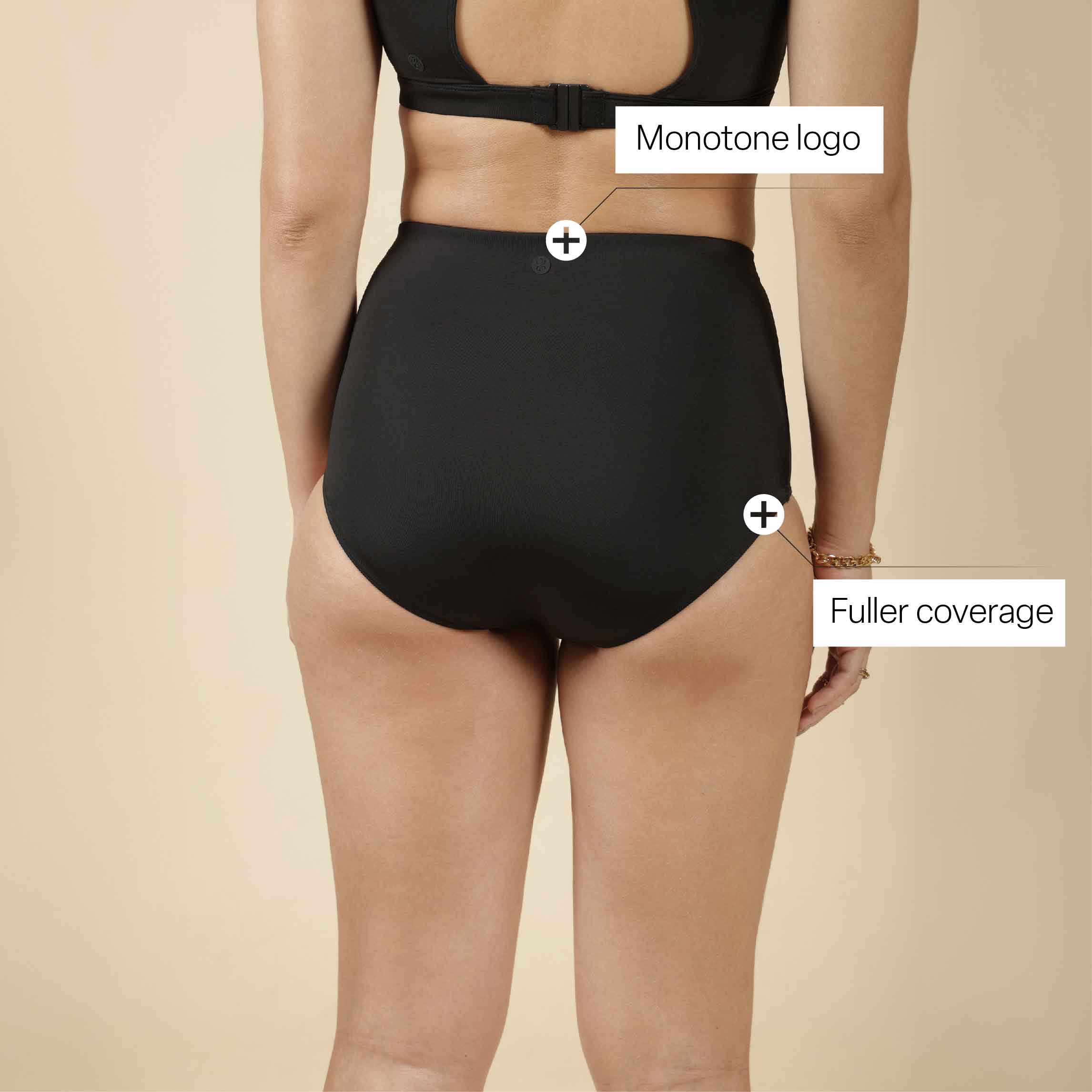 The Bliss Swim High Waisted Bottom