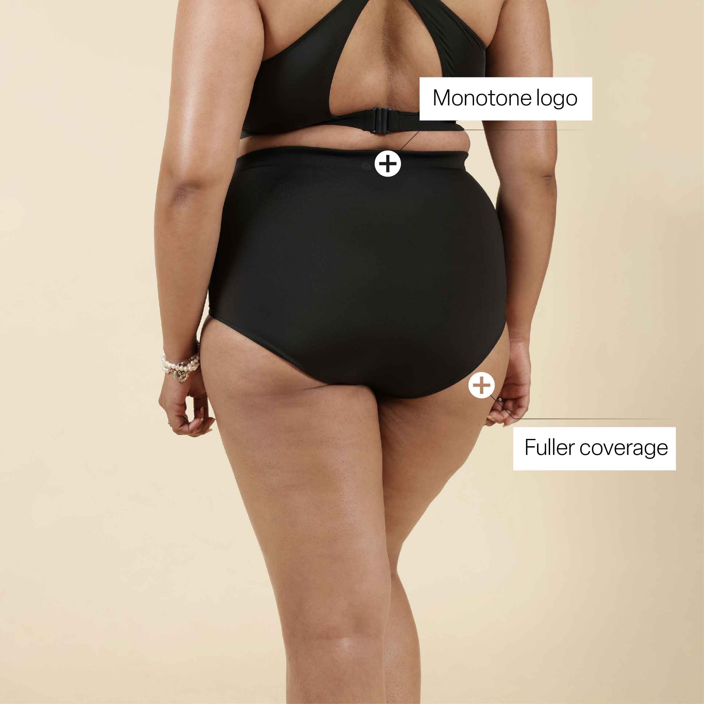 The Bliss Swim High Waisted Bottom