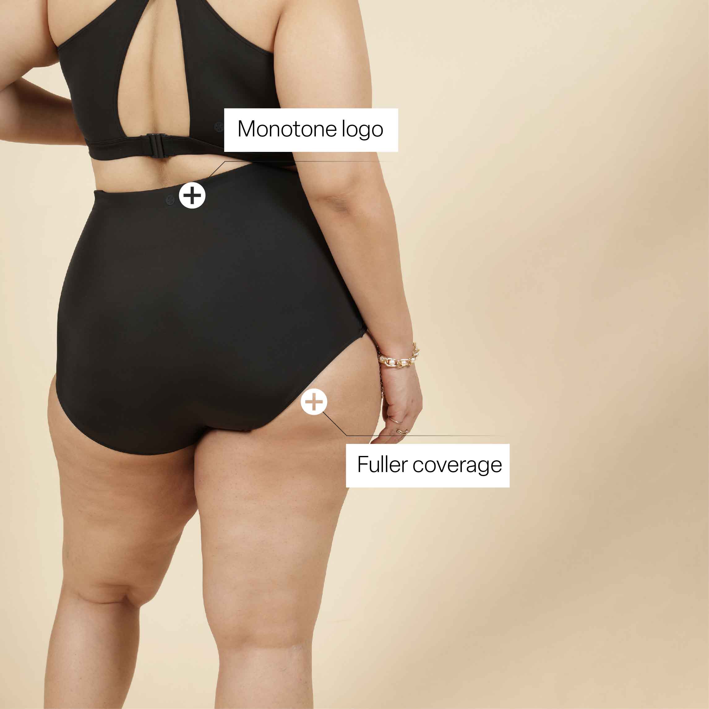The Bliss Swim High Waisted Bottom
