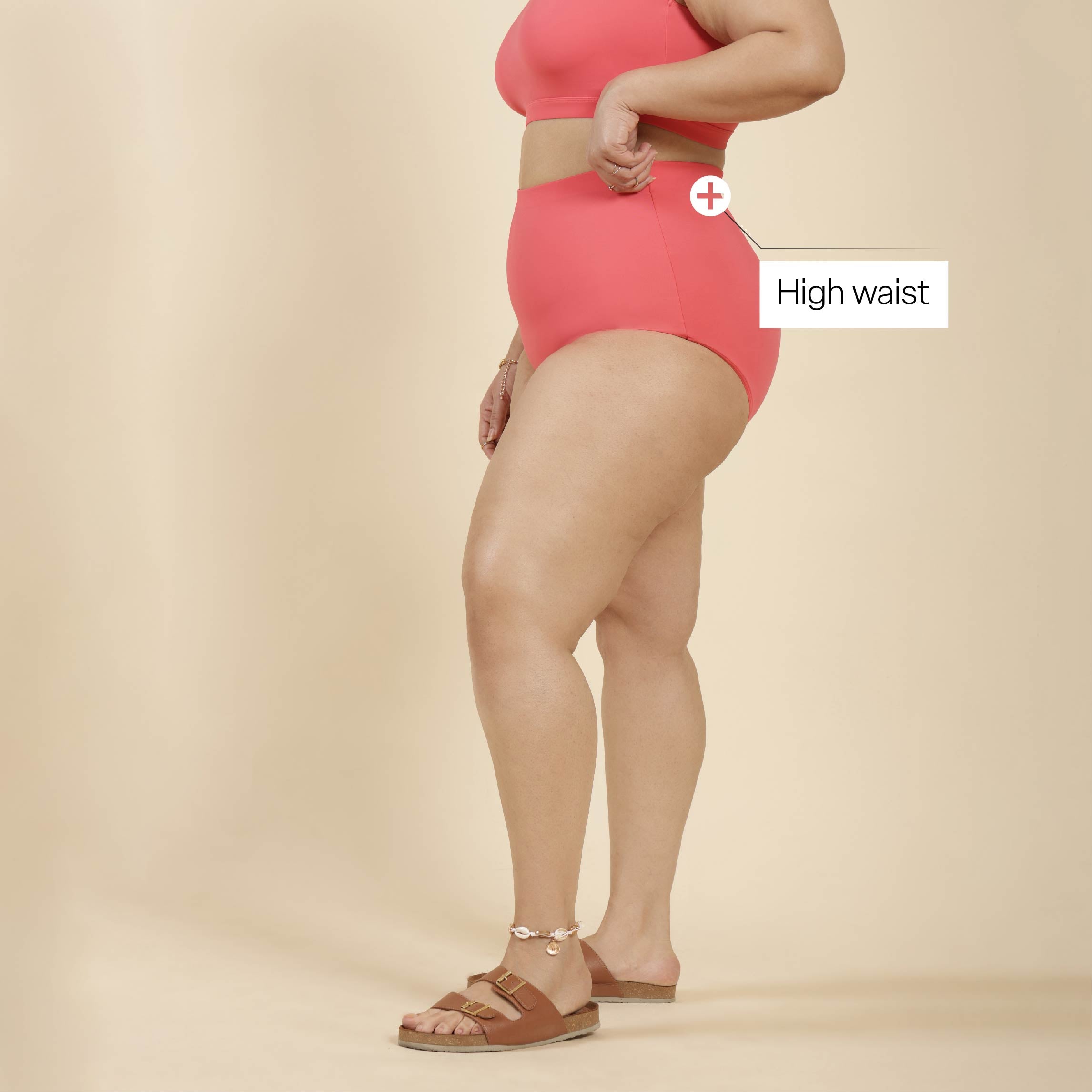 The Bliss Swim High Waisted Bottom