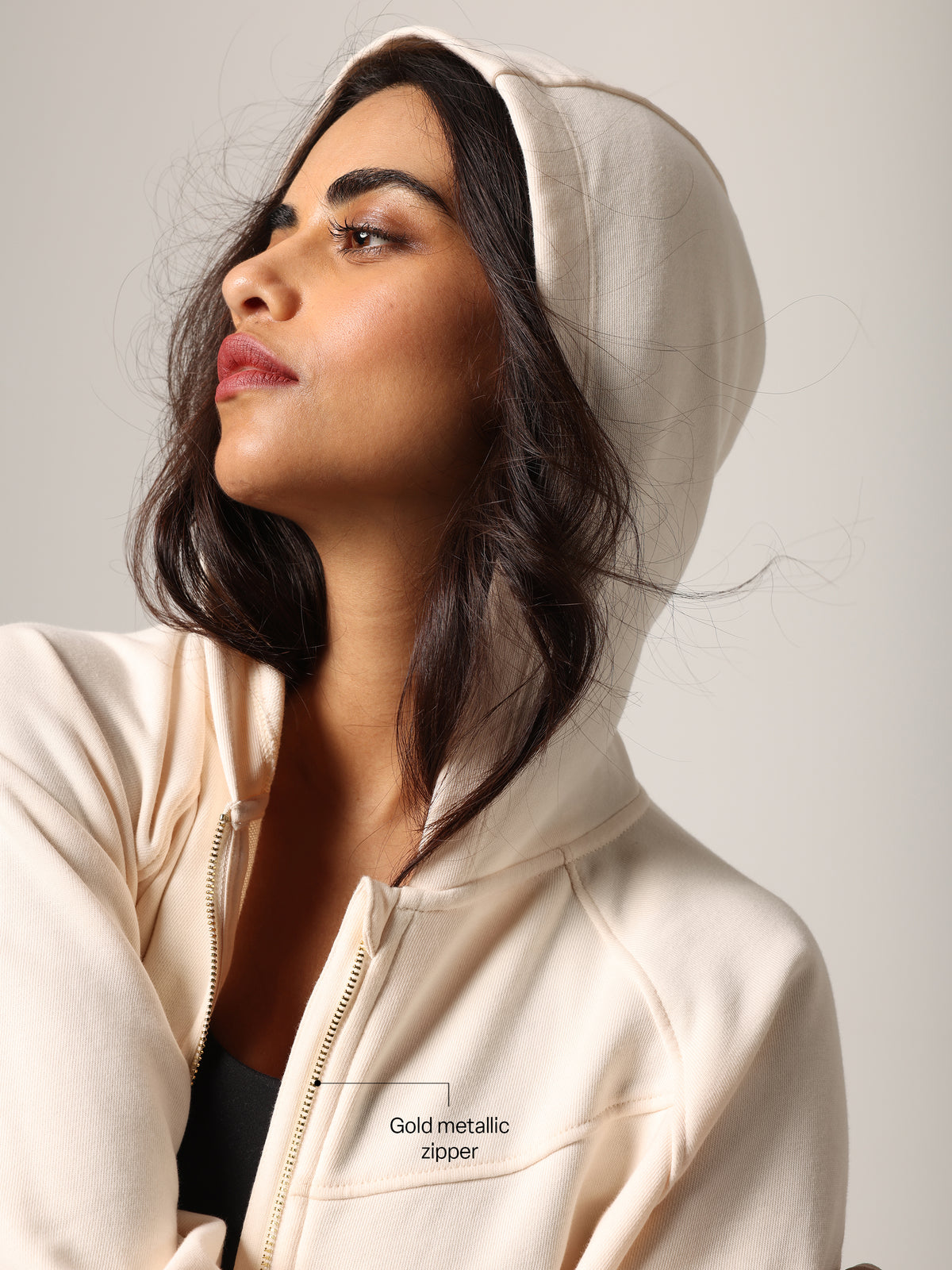 BlissTerry™ Panelled Hoodie