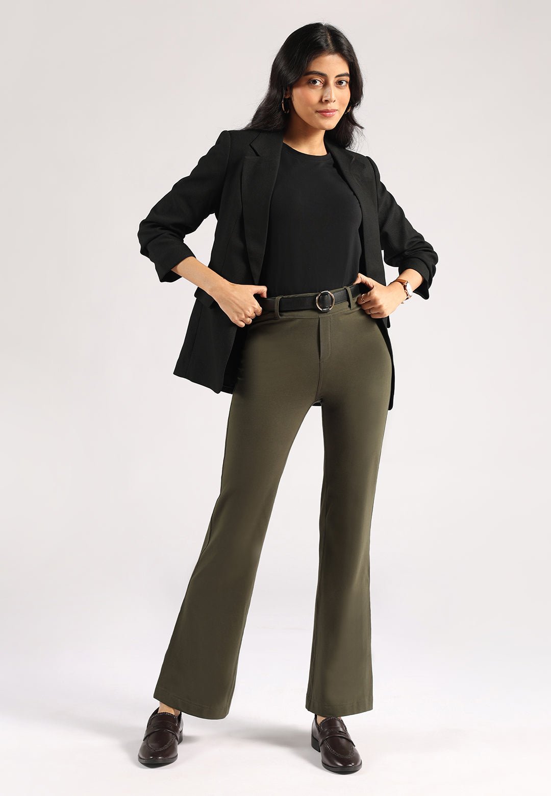 The AM:PM Air Flare Trousers - BlissClub