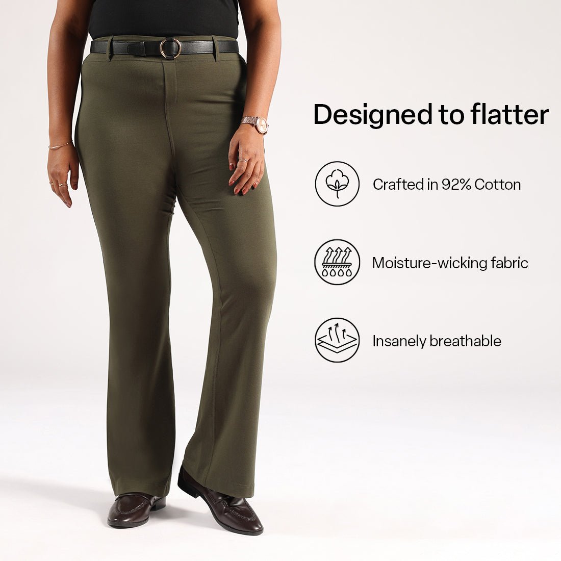 The AM:PM Air Flare Trousers - BlissClub