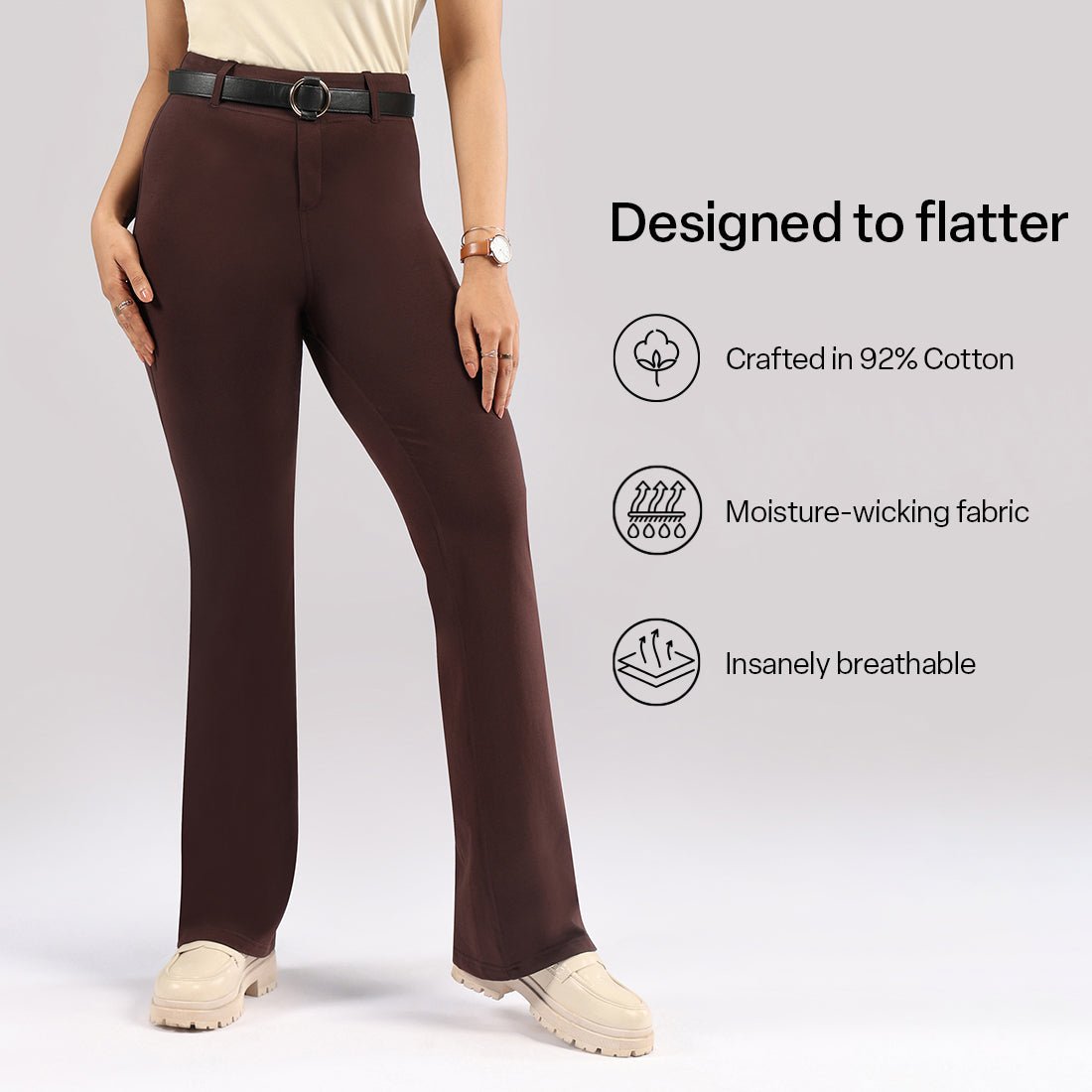 The AM:PM Air Flare Trousers - BlissClub