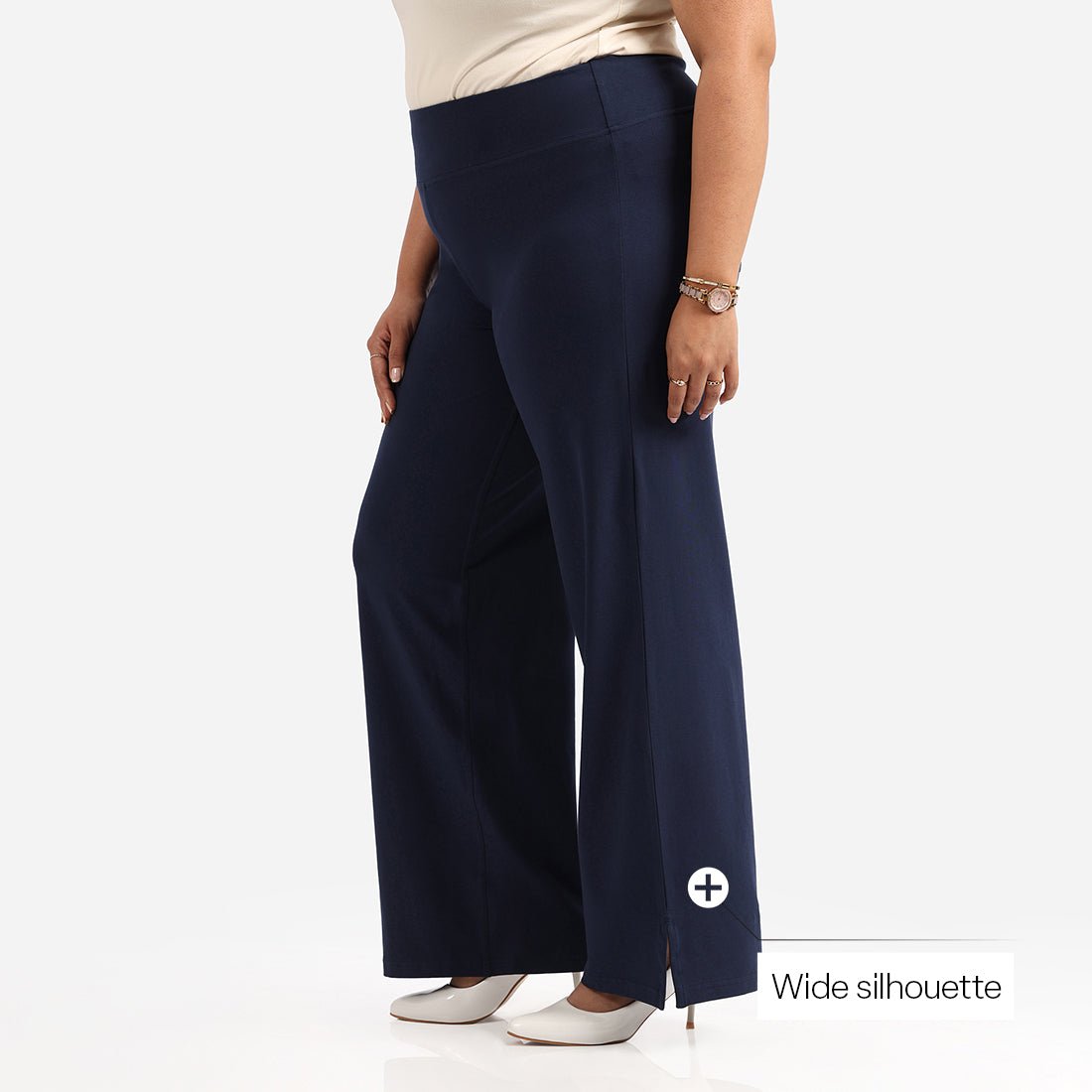 The AM:PM Air Wide Trousers - Cotton - BlissClub