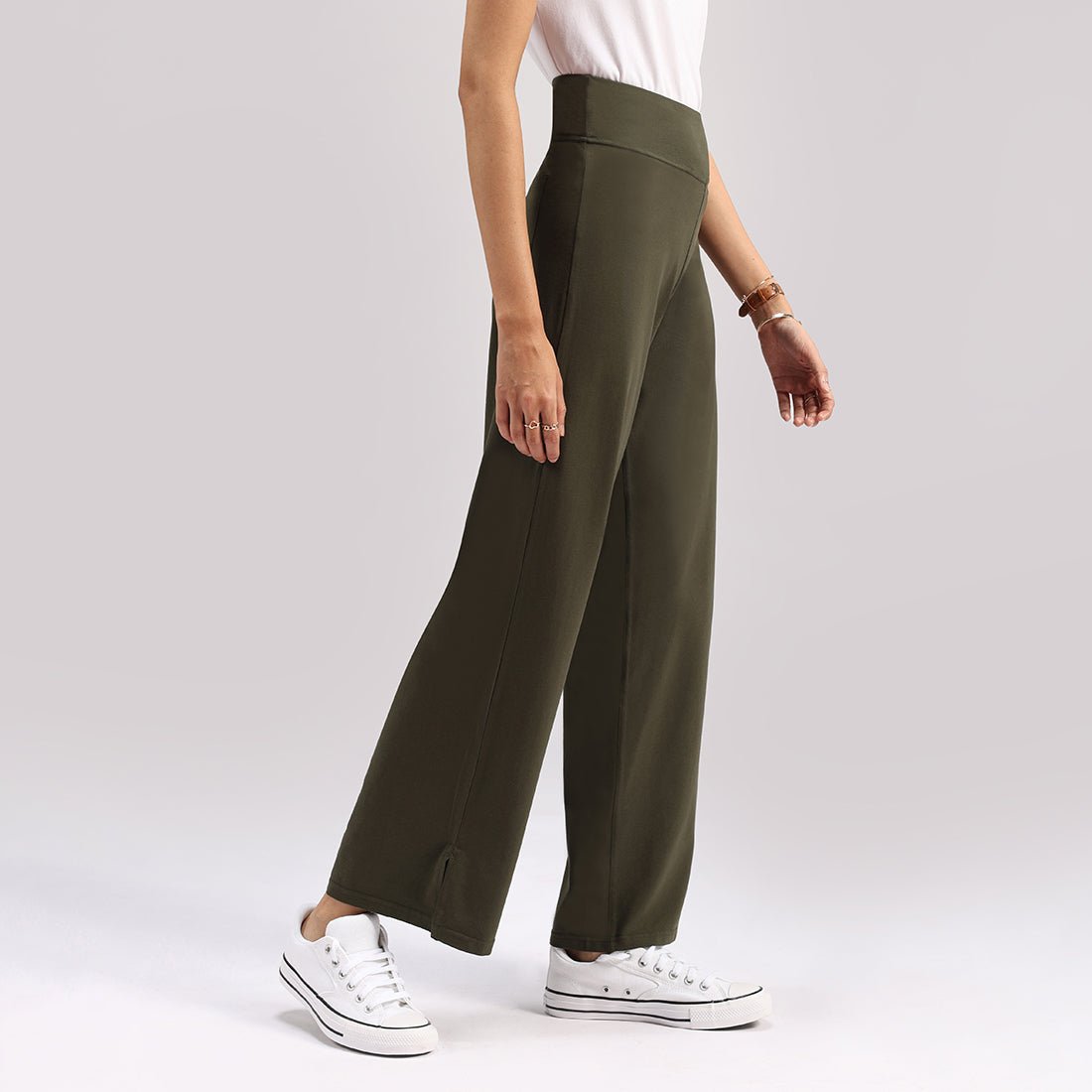 The AM:PM Air Wide Trousers - Cotton - BlissClub