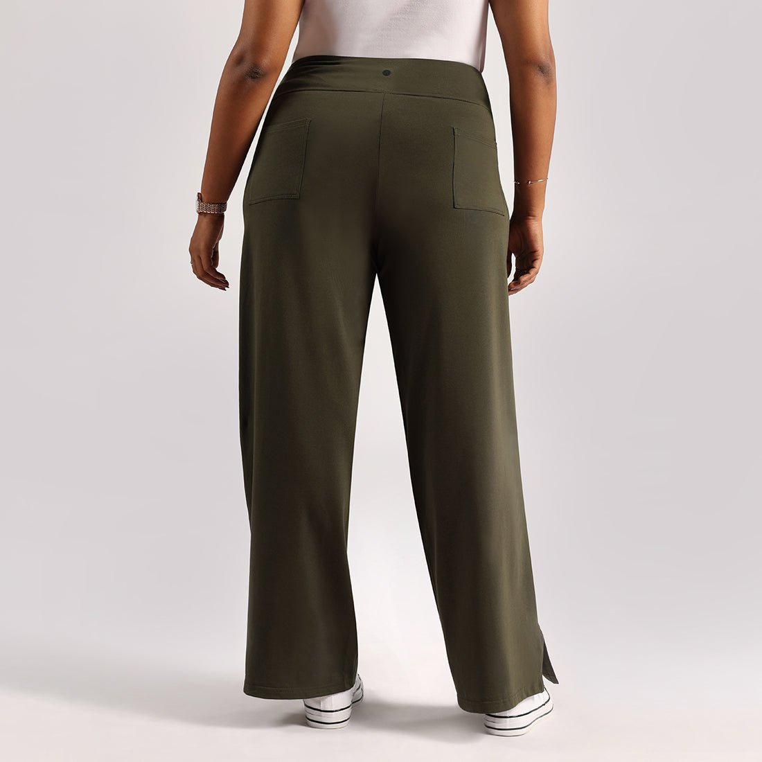 The AM:PM Air Wide Trousers - Cotton - BlissClub