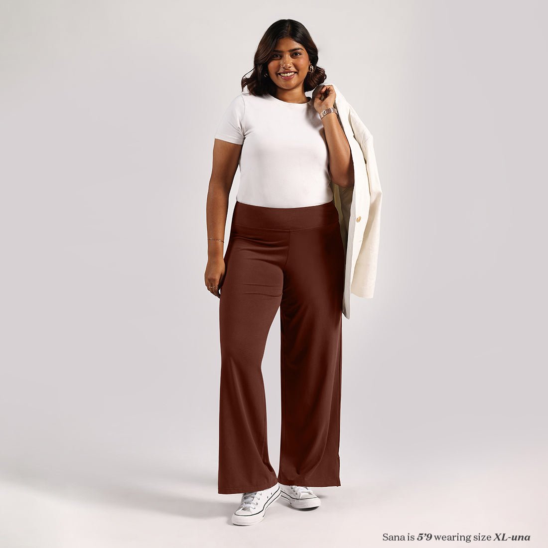 The AM:PM Air Wide Trousers - Cotton - BlissClub