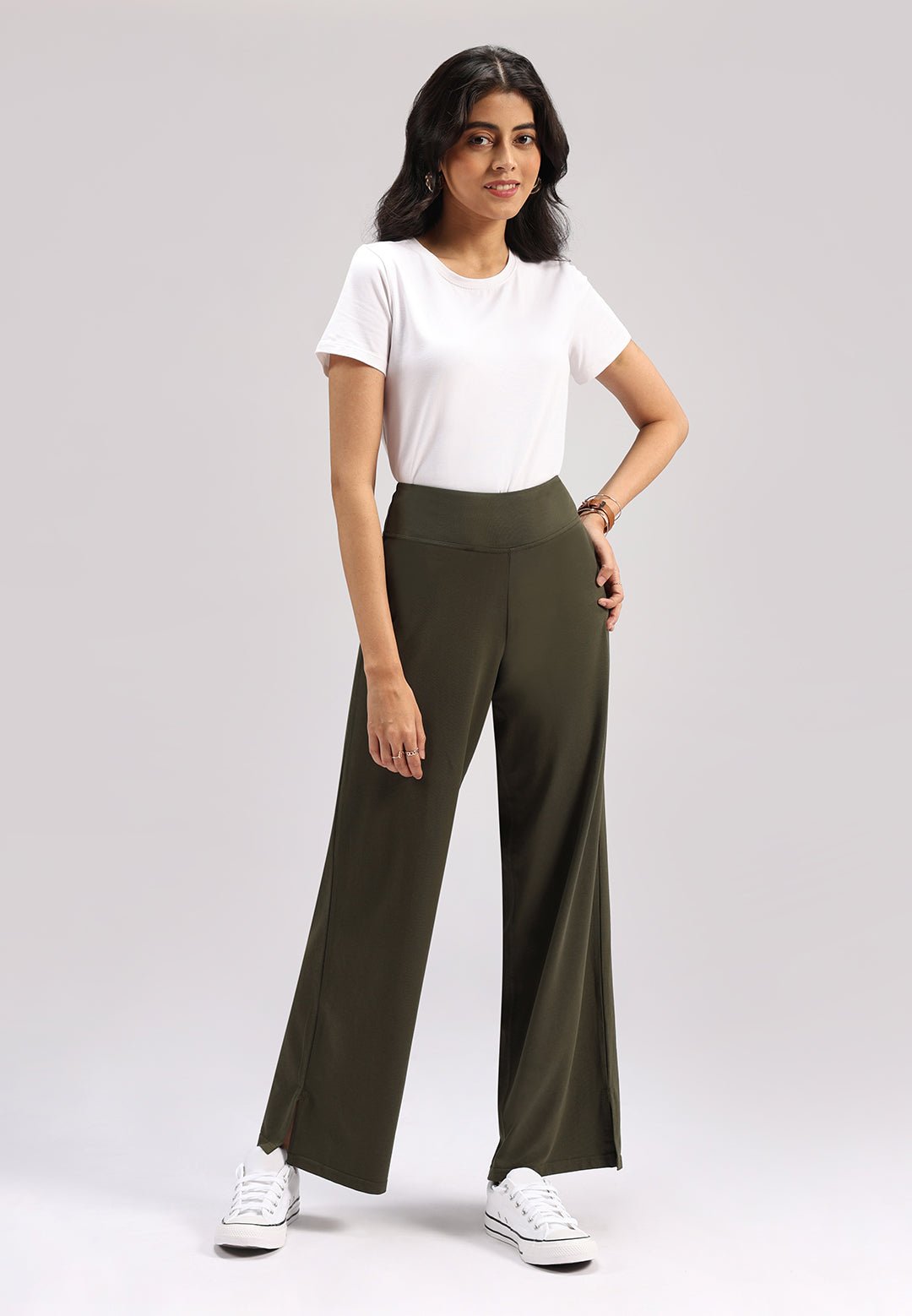 The AM:PM Air Wide Trousers - Cotton - BlissClub