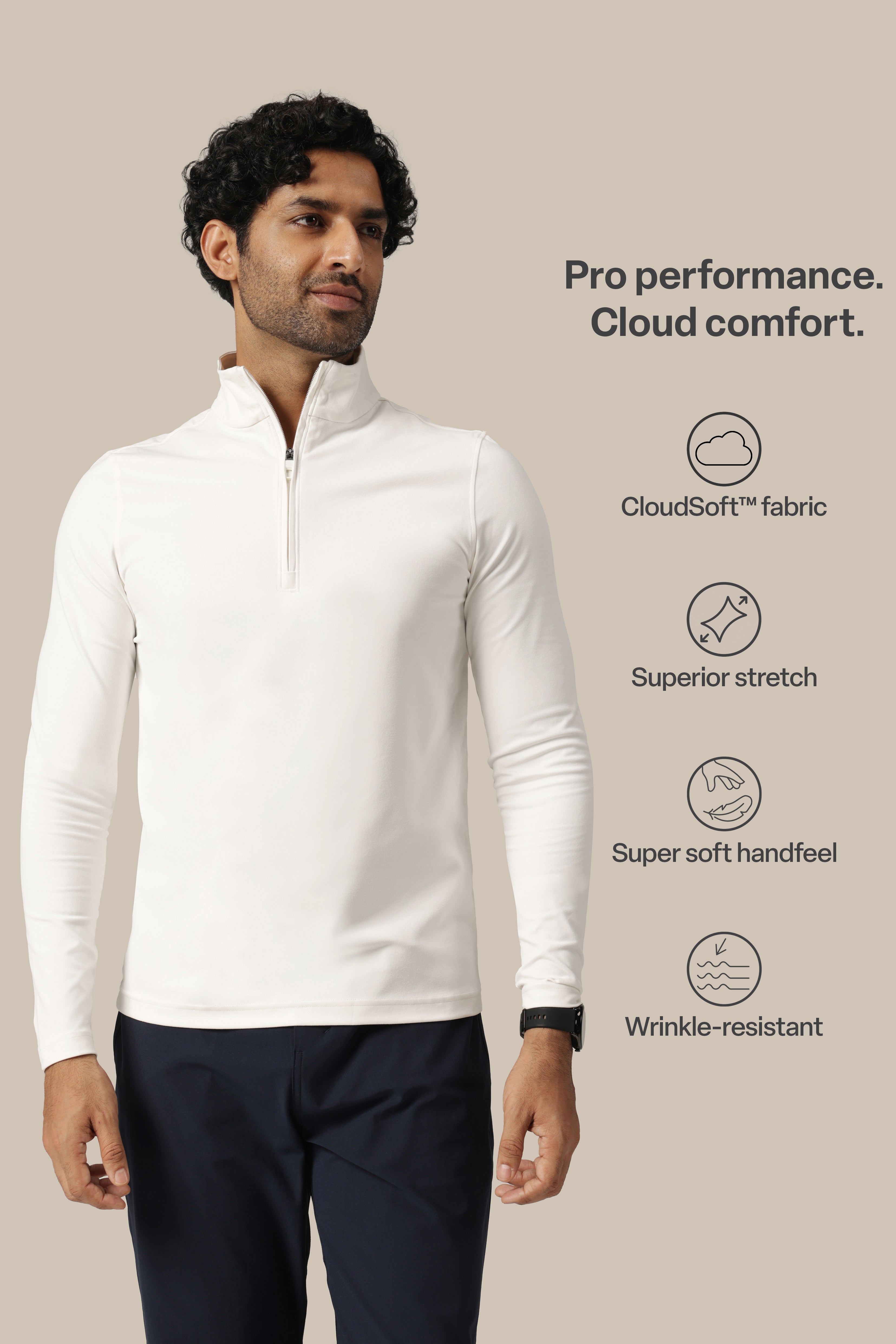 The Cloud Quarter Zip - BlissClub