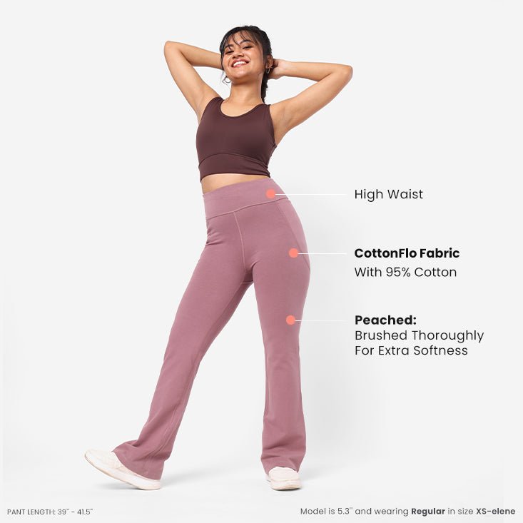 The Groove-In Cotton Flare Pants - BlissClub