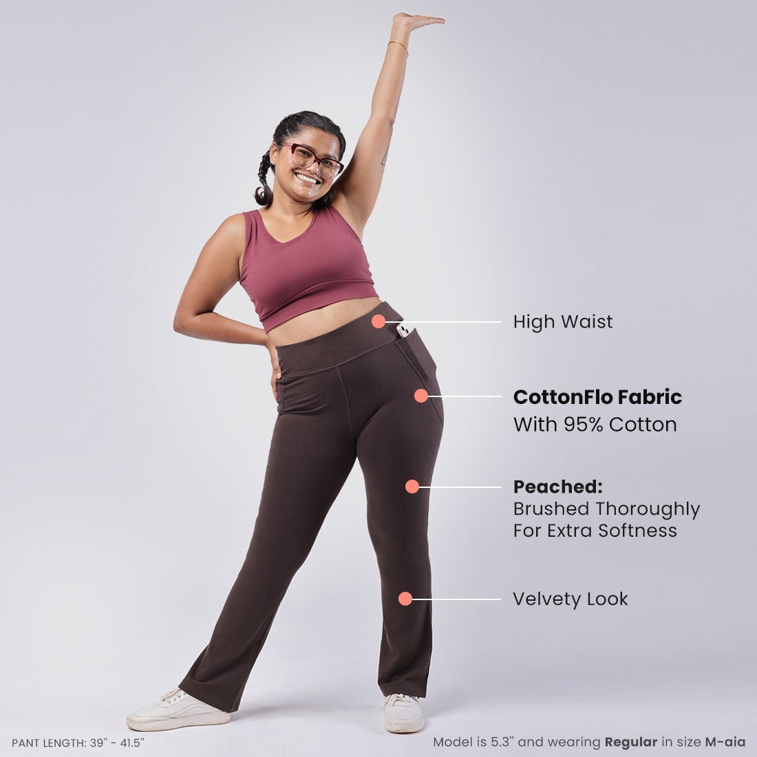 The Groove-In Cotton Flare Pants Tall - BlissClub
