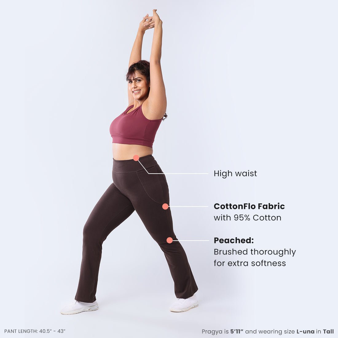 The Groove-In Cotton Flare Pants Tall - BlissClub