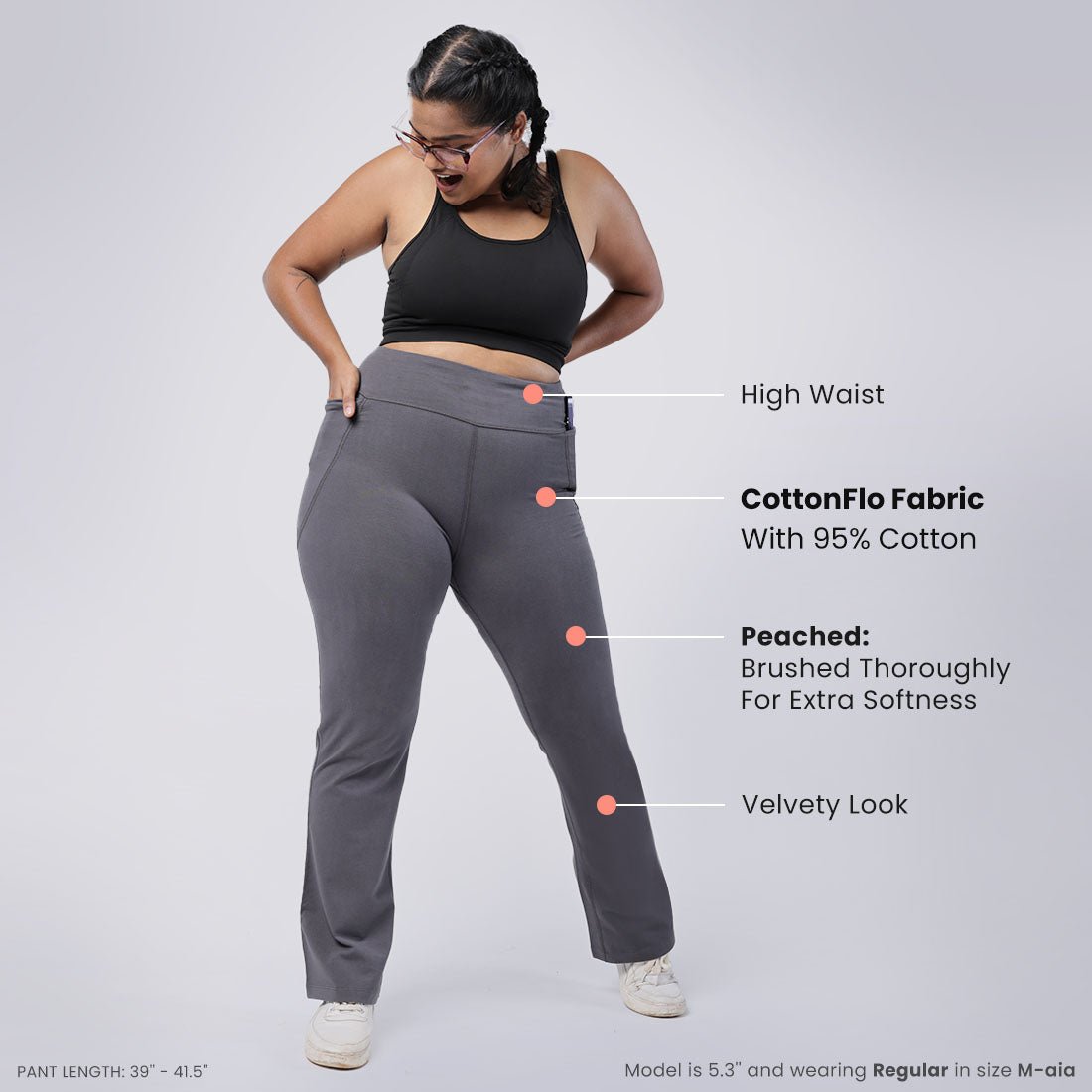 The Groove-In Cotton Flare Pants Tall - BlissClub