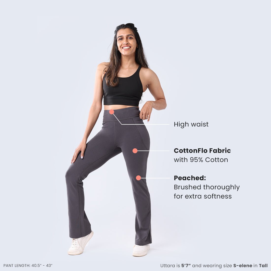 The Groove-In Cotton Flare Pants Tall - BlissClub