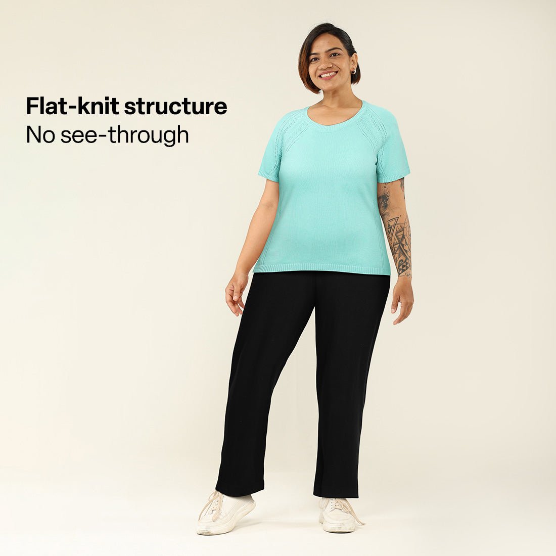 The Move All Day Pointelle Top - BlissClub