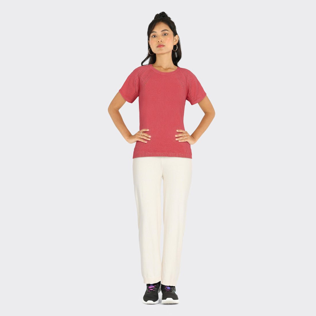 The Move All Day Pointelle Top - BlissClub